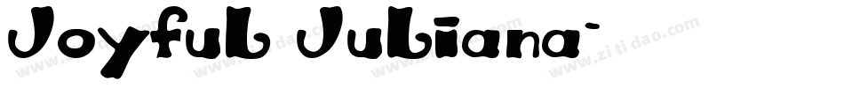 Joyful Juliana字体转换